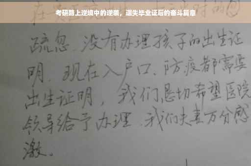 考研路上逆境中的逆袭，遗失毕业证后的奋斗篇章