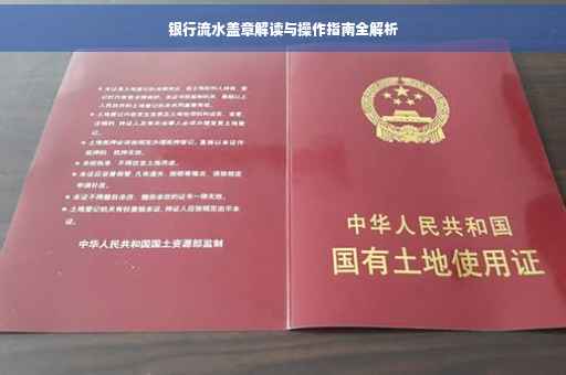 银行流水盖章解读与操作指南全解析