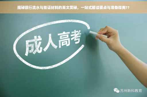 揭秘银行流水与签证材料的英文奥秘，一站式解读要点与准备指南??