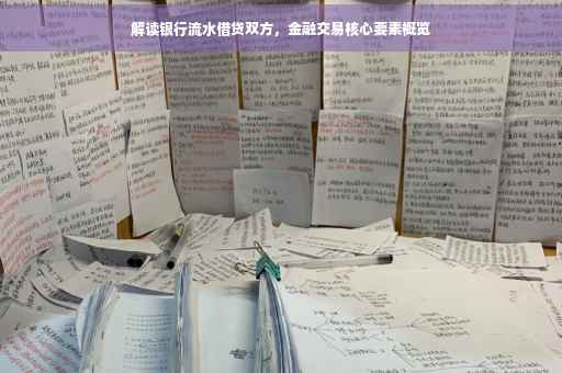 解读银行流水借贷双方，金融交易核心要素概览