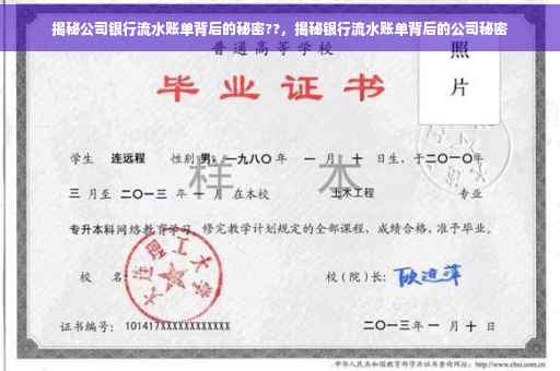揭秘公司银行流水账单背后的秘密??，揭秘银行流水账单背后的公司秘密