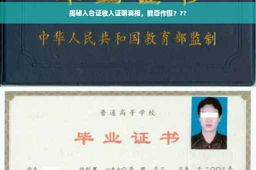 揭秘入台证收入证明真相，能否作假？??