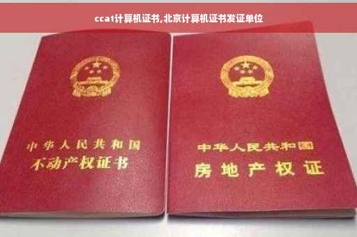 ccat计算机证书,北京计算机证书发证单位