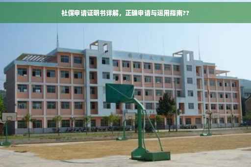 社保申请证明书详解，正确申请与运用指南??