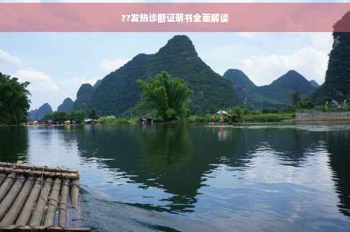 ??发热诊断证明书全面解读