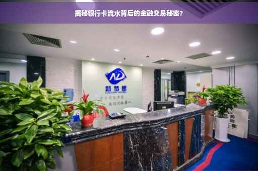 揭秘银行卡流水背后的金融交易秘密?