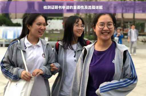检测证明书申请的重要性及流程详解