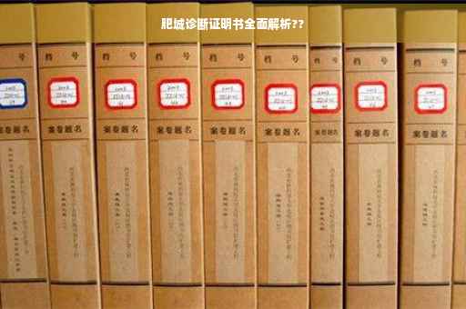肥城诊断证明书全面解析??