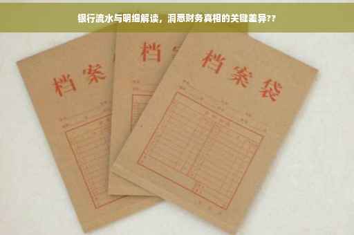 银行流水与明细解读，洞悉财务真相的关键差异??