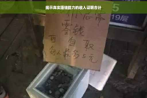 揭示真实赚钱能力的收入证明合计