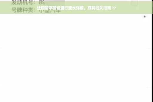 法国留学签证银行流水详解，顺利过关指南 ??