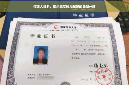 信收入证明，揭示真实收入状况的关键一环