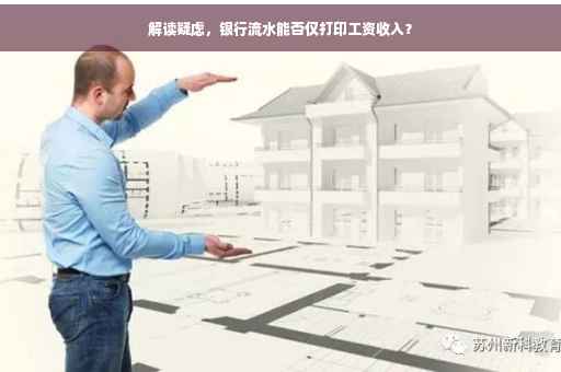 解读疑虑，银行流水能否仅打印工资收入？