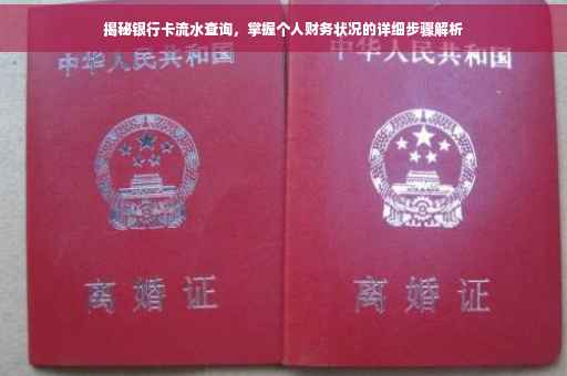 揭秘银行卡流水查询，掌握个人财务状况的详细步骤解析
