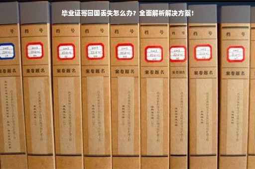 毕业证寄回国丢失怎么办？全面解析解决方案！