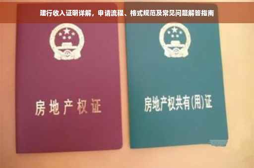 建行收入证明详解，申请流程、格式规范及常见问题解答指南