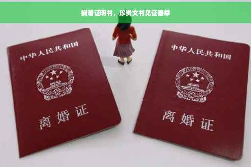 捐赠证明书，珍贵文书见证善举