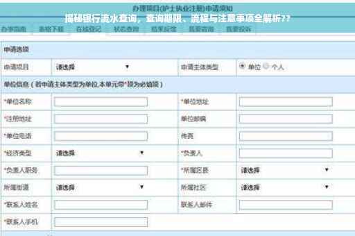 揭秘银行流水查询，查询期限、流程与注意事项全解析??