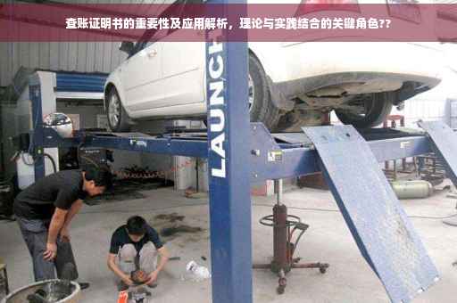 查账证明书的重要性及应用解析，理论与实践结合的关键角色??