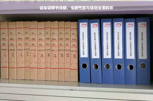 试车证明书详解，车辆性能与体验全面剖析