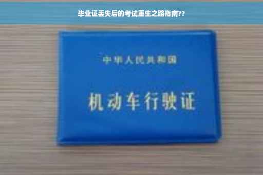 毕业证丢失后的考试重生之路指南??