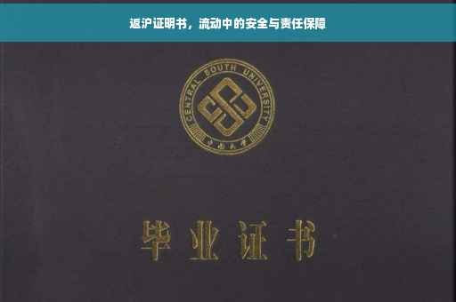 返沪证明书，流动中的安全与责任保障