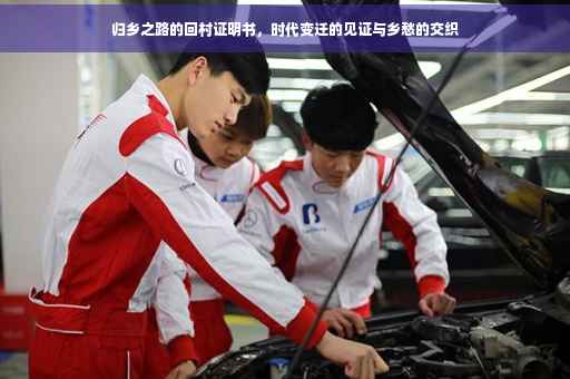 归乡之路的回村证明书，时代变迁的见证与乡愁的交织