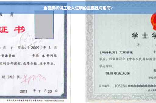 全面解析误工收入证明的重要性与细节?