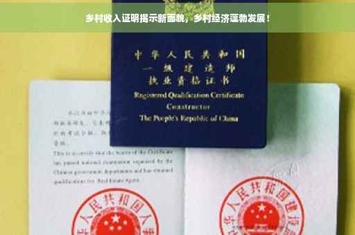 乡村收入证明揭示新面貌，乡村经济蓬勃发展！