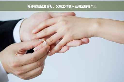 揭秘家庭经济真相，父母工作收入证明全解析 ?⚡️