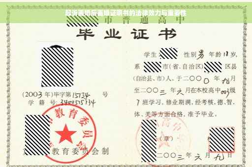 起诉离婚后离婚证明书的法律效力与重要性