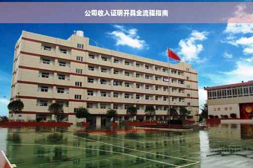 公司收入证明开具全流程指南