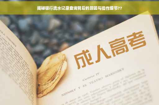 揭秘银行流水记录查询背后的原因与操作细节??