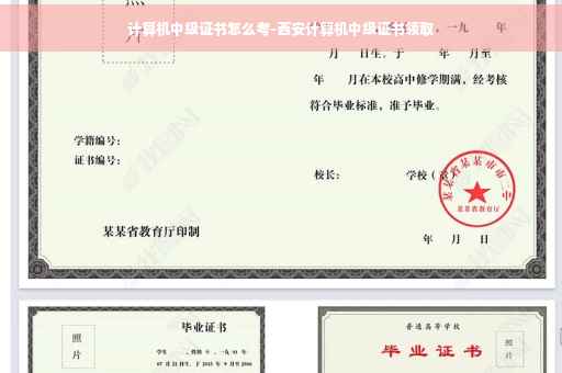 计算机中级证书怎么考-西安计算机中级证书领取