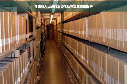 补充收入证明的重要性及其实践应用解析