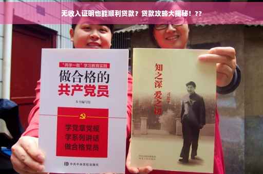 无收入证明也能顺利贷款？贷款攻略大揭秘！??
