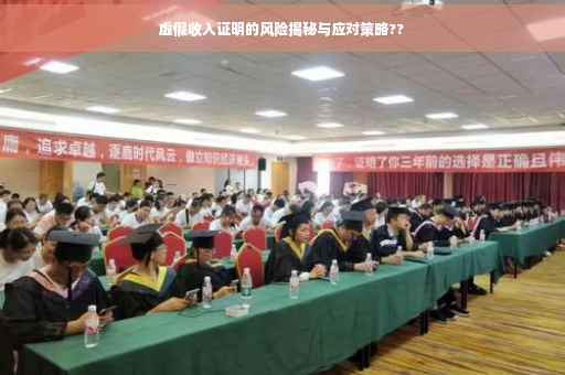 虚假收入证明的风险揭秘与应对策略??