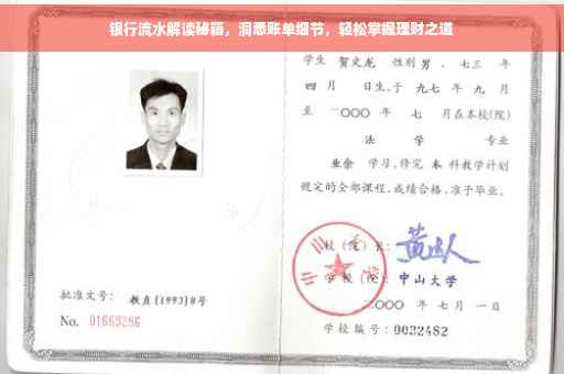 银行流水解读秘籍，洞悉账单细节，轻松掌握理财之道