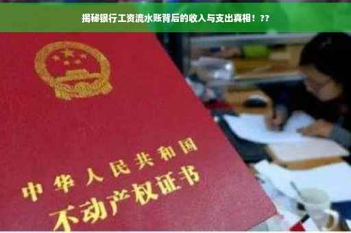 揭秘银行工资流水账背后的收入与支出真相！??