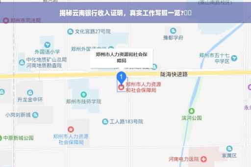 揭秘云南银行收入证明，真实工作写照一览?⚡️