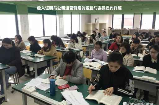 收入证明与公司运营背后的逻辑与实际操作详解