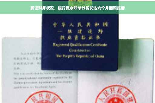 解读财务状况，银行流水账单分析长达六个月回顾报告