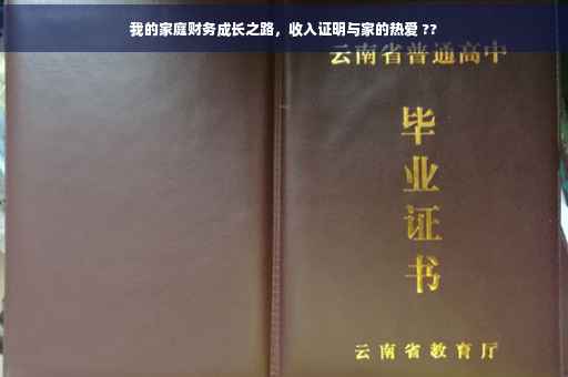 我的家庭财务成长之路，收入证明与家的热爱 ??