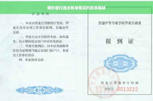 烟台银行流水账单背后的故事揭秘