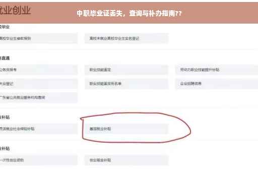 中职毕业证丢失，查询与补办指南??