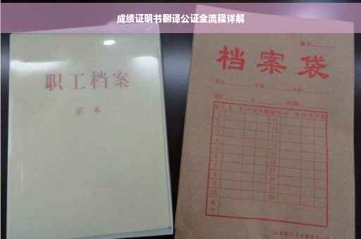 成绩证明书翻译公证全流程详解
