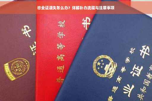 毕业证遗失怎么办？详解补办流程与注意事项