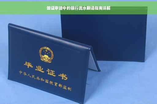 签证申请中的银行流水翻译指南详解