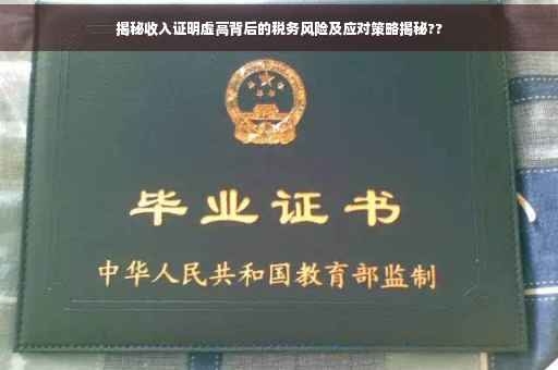 揭秘收入证明虚高背后的税务风险及应对策略揭秘??