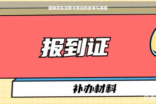 揭秘买岛证明书背后的故事与真相